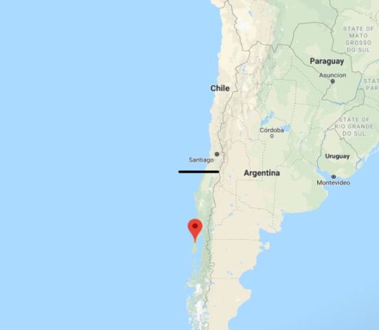 Where is Castro on map of Chile