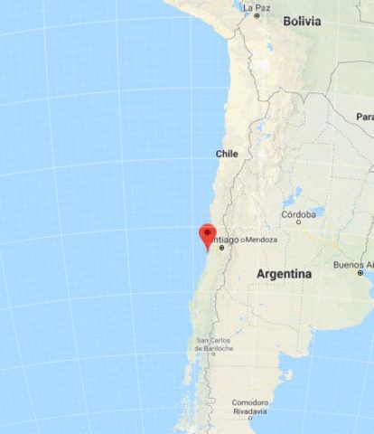 Where is Matanzas on map of Chile