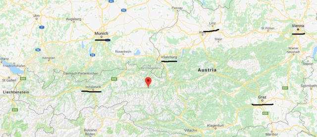 Where is Piesendorf on map of Austria
