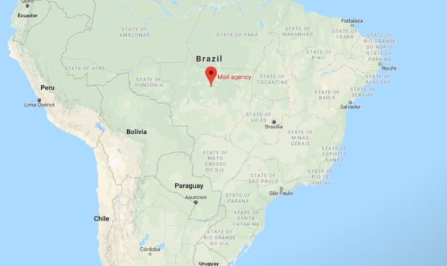 Where is Sinop located on map of Brazil
