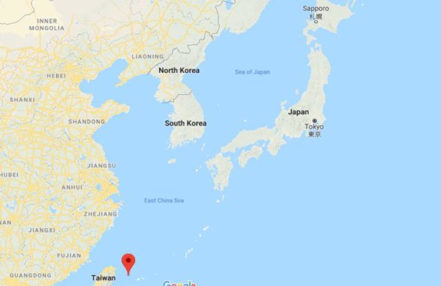 Where is Yonaguni located on map of Japan