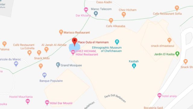 Map of Place Outa et Hammam