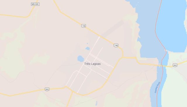 Map of Três Lagoas Brasil