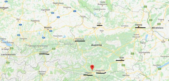 Where is Annenheim on map of Austria