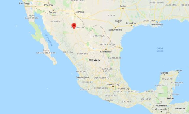 Where is Cumbres de Majalca National Park on map of Mexico