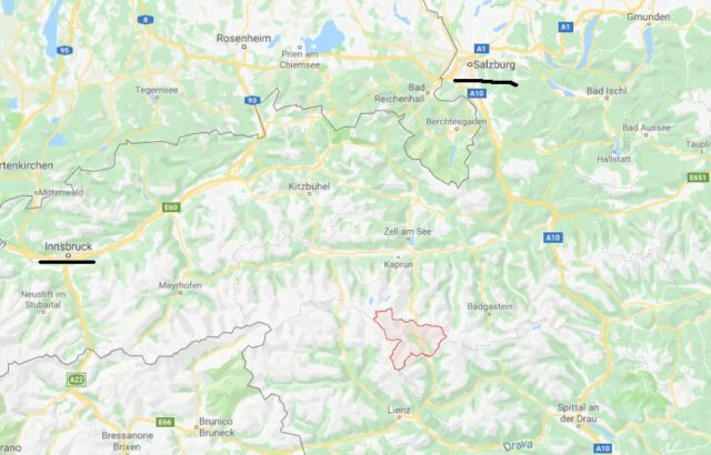 Where is Heiligenblut am Grossglockner on map