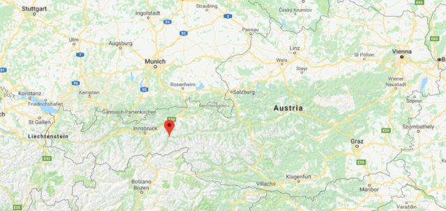 Where is Hippach on map of Austria