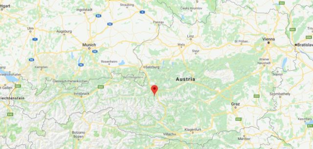 Where is Kleinarl on map of Austria