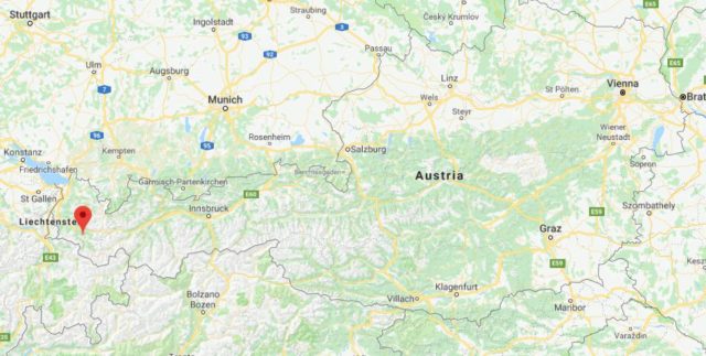 Where is Schruns on map of Austria
