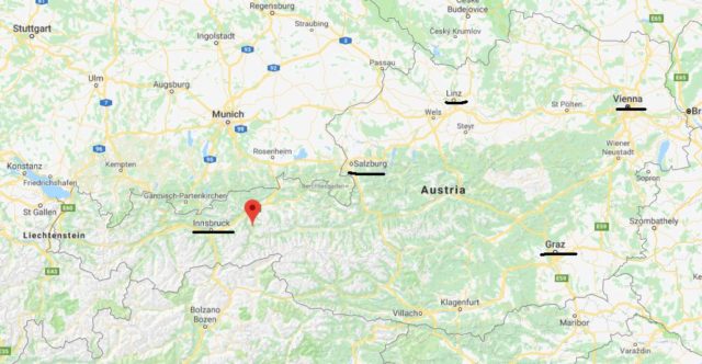Where is Stumm on map of Austria