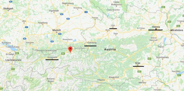 Where is Brixem im Thale on map of Austria