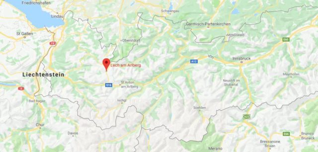 Where is Lech am Arlberg on map