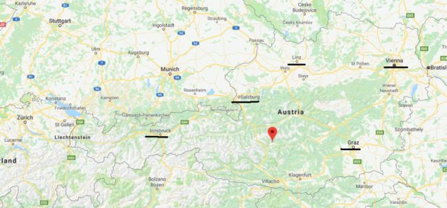 Where is Mariapfarr on map of Austria
