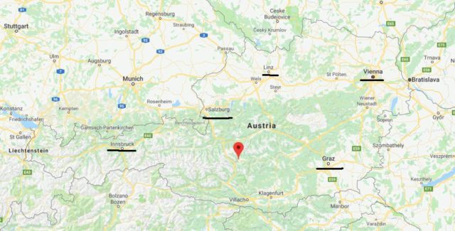 Where is Mauterndorf on map of Austria