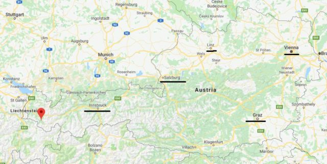 Where is Sankt Gallenkirch on map of Austria