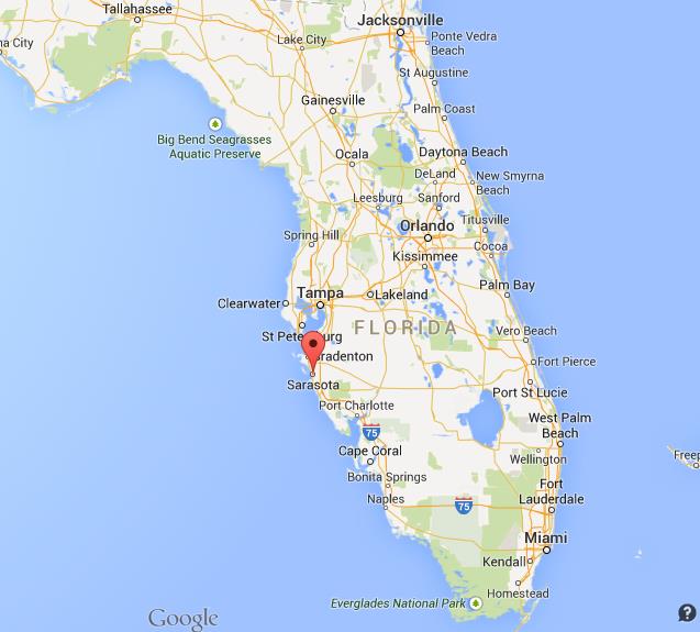 Where Is Sarasota On Map Of Florida